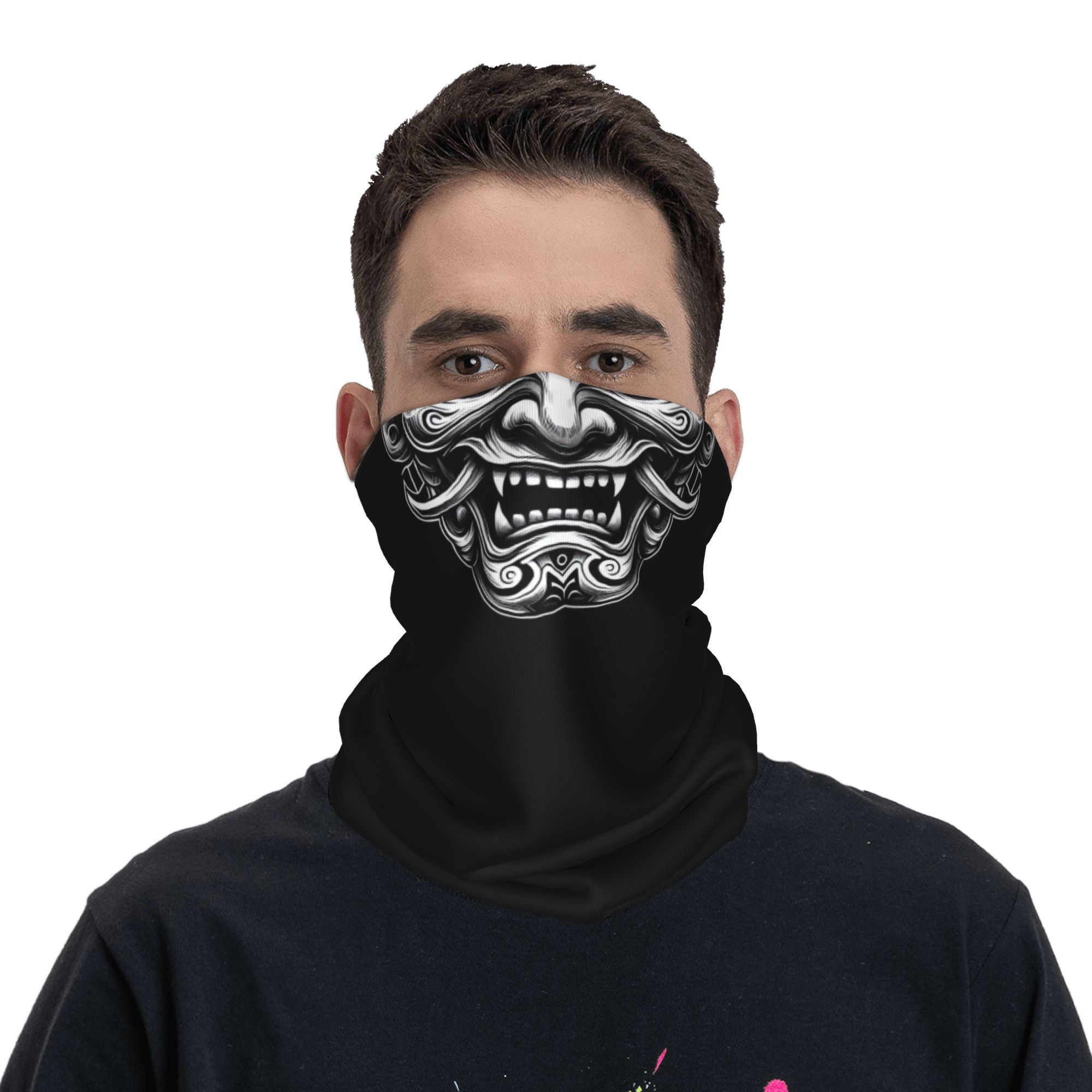 Custom Samurai Oni Demon Banda - Neck Gaiter Fleece review and price