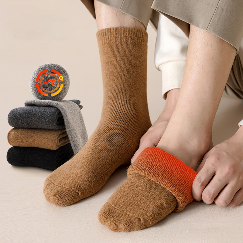 2 Pairs Winter Warm Socks Men' - Thermal Sock Wool review and price