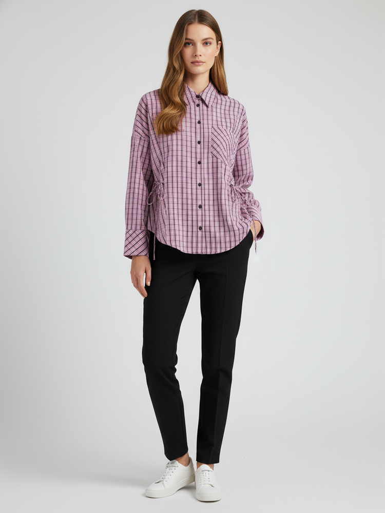 Women's Trendy Plaid Shirt Ele - Flannel Shirt Lined review and price