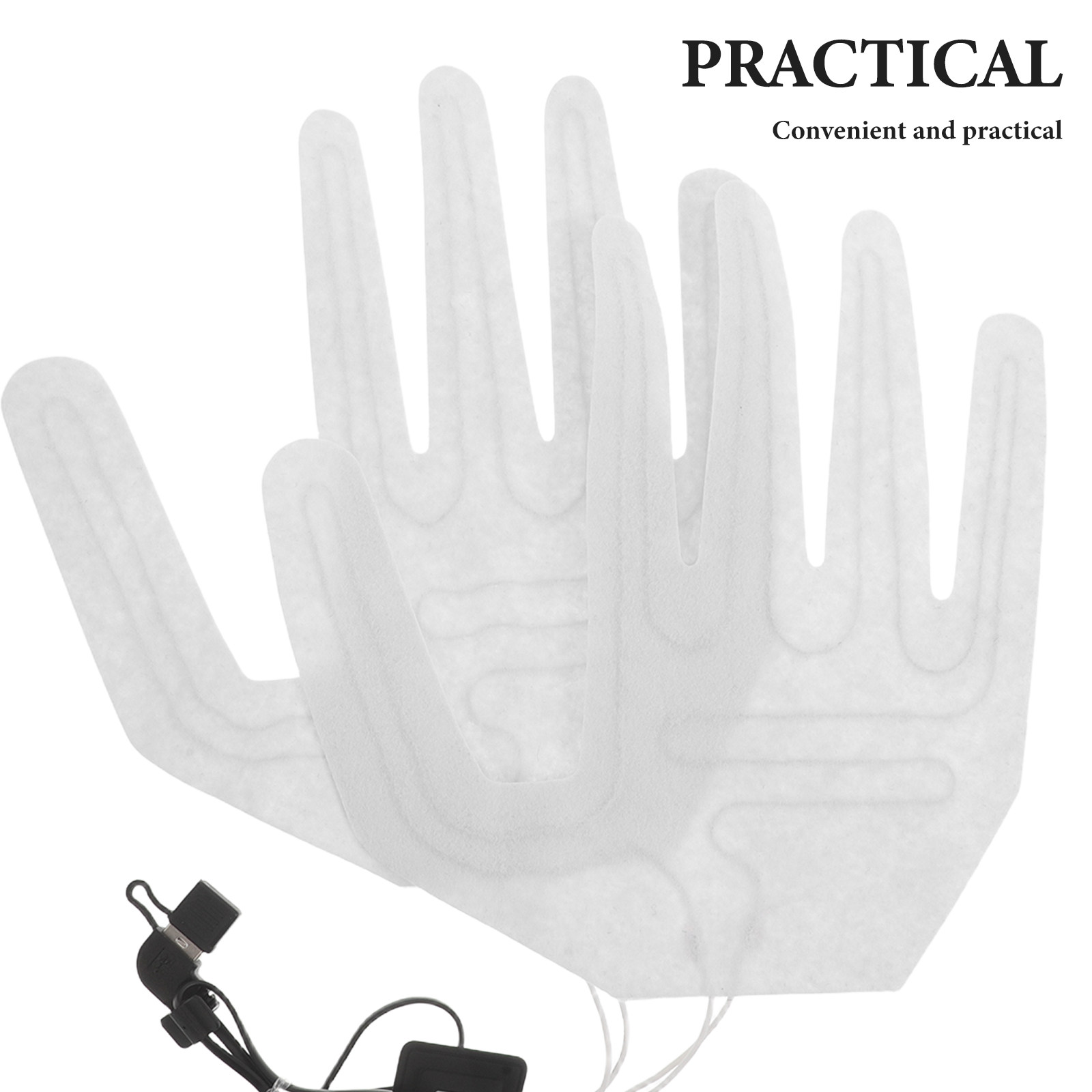 2Pcs Full Finger Electric Glov - Hand Warmer Electric review and price