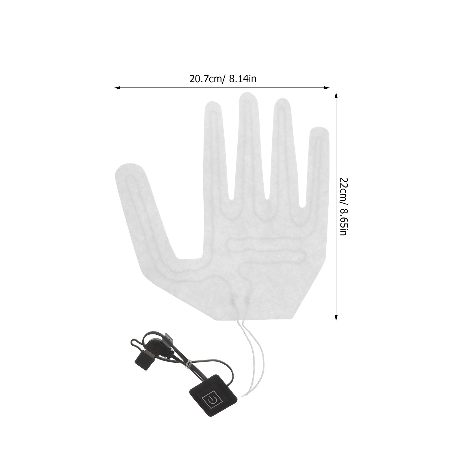 2Pcs Full Finger Electric Glov - Hand Warmer Electric review and price