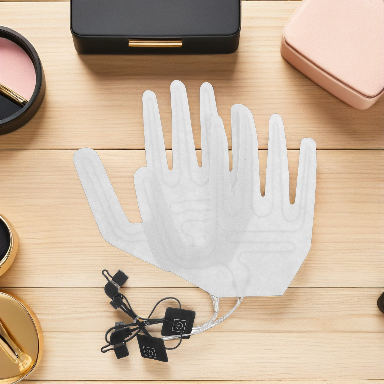 2Pcs Full Finger Electric Glov - Hand Warmer Electric review and price